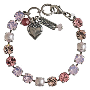 Mariana "Antigua" Silver Plated Must-Have Everyday Crystal Tennis Bracelet, 4252 223-1