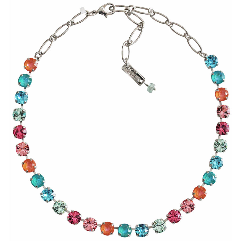 Collier Premier Designs MOST WANTED Plaqué Rhodium Avec Cristaux - 16-20" - Occasion