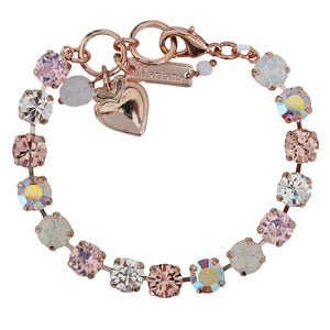 Mariana "Snowflake" Rose Gold Plated Must-Have Everyday Crystal Tennis Bracelet, 4252 1112rg