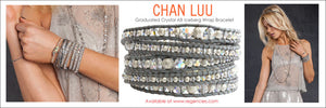 Featured Product: Chan Luu Graduated Crystal AB Iceberg Leather Wrap Bracelet