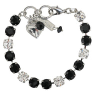 Mariana "Checkmate" Rhodium Plated Must-Have Everyday Crystal Tennis Bracelet, 4252 280-1ro