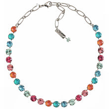 Mariana "Coral Cove" Rhodium Plated Must-Have Everyday Crystal Necklace, 3252 5003ro