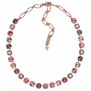 Mariana "Flamingo" Rose Gold Plated Must-Have Everyday Crystal Necklace, 3252 319rg