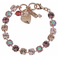 Mariana "Flamingo" Rose Gold Plated Must-Have Everyday Crystal Tennis Bracelet, 4252 319rg