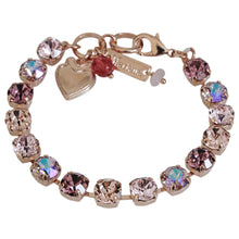 Mariana "Flamingo" Rose Gold Plated Must-Have Everyday Crystal Tennis Bracelet, 4252 319rg