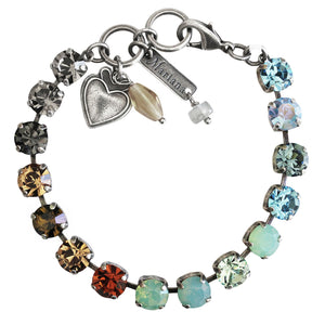 Mariana "Forget Me Not" Silver Plated Must-Have Everyday Crystal Tennis Bracelet, 4252 1329