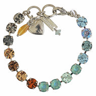 Mariana "Forget Me Not" Rhodium Plated Must-Have Everyday Crystal Tennis Bracelet, 4252 1329ro