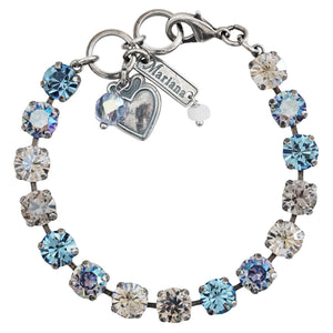 Mariana "Italian Ice" Silver Plated Must-Have Everyday Crystal Tennis Bracelet, 4252 141