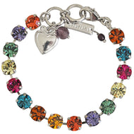 Mariana "Crown Jewels" Rhodium Plated Must-Have Everyday Crystal Tennis Bracelet, 4252 333ro
