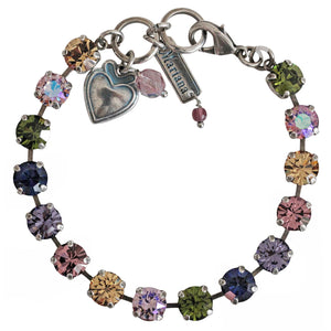 Mariana "Penelope" Silver Plated Must-Have Everyday Crystal Tennis Bracelet, 4252 1089