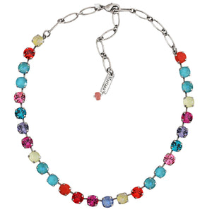 Mariana "Poppy" Silver Plated Must-Have Everyday Crystal Necklace, 3252 M1909