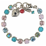 Mariana "Summer Fun" Rhodium Plated Must-Have Everyday Crystal Tennis Bracelet, 4252 37112ro