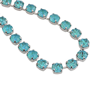 Mariana "Sun-Kissed Aqua" Rhodium Plated Must-Have Everyday Crystal Necklace, 3252 146146ro