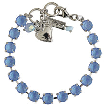 Mariana "Sun-Kissed Ocean" Rhodium Plated Must-Have Everyday Crystal Tennis Bracelet, 4252 143143ro