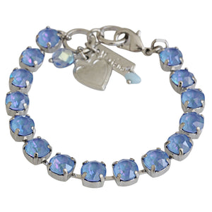 Mariana "Sun-Kissed Ocean" Rhodium Plated Must-Have Everyday Crystal Tennis Bracelet, 4252 143143ro