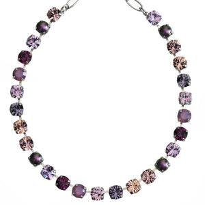 Mariana "Wildberry" Rhodium Plated Must-Have Everyday Crystal Necklace, 3252 1134ro