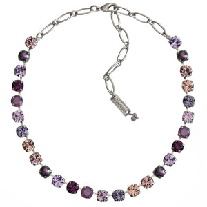 Mariana "Wildberry" Rhodium Plated Must-Have Everyday Crystal Necklace, 3252 1134ro