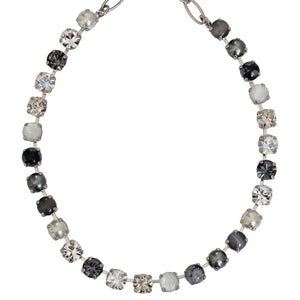 Mariana "Zulu" Rhodium Plated Must-Have Everyday Crystal Necklace, 3252 m1080ro