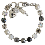 Mariana "Zulu" Rhodium Plated Must-Have Everyday Crystal Tennis Bracelet, 4252 m1080ro