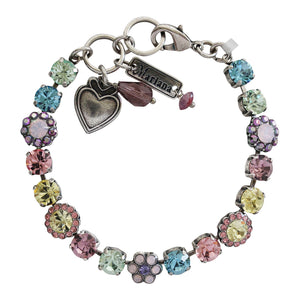Mariana "Sweet Summer" Silver Plated Must-Have Blossom Crystal Bracelet, 4173/3 27