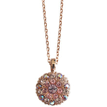 Mariana "Flamingo" Guardian Angel Rose Gold Plated Pendant Crystal Necklace, 5212 319mr