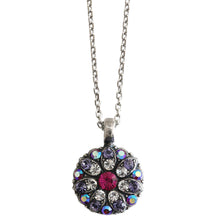 Mariana "Purple Fuchsia" Guardian Angel Pendant Crystal Necklace, 5212 300-1