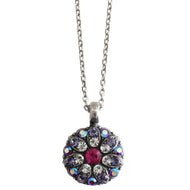 Mariana "Purple Fuchsia" Guardian Angel Pendant Crystal Necklace, 5212 300-1