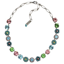 Mariana "Summer Fun" Silver Plated Lovable Rosette Crystal Necklace, 3084 3711