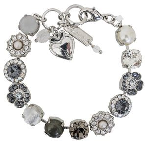 Mariana "Zulu" Rhodium Plated Lovable Mixed Element Crystal Bracelet, 4045/1 m1080ro