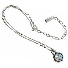 Mariana "Italian Ice" Silver Plated Lovable Embellished Rivoli Pendant Crystal Necklace, 5070 141