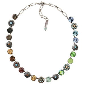 Mariana "Forget Me Not" Silver Plated Lovable Embellished Necklace Crystal Necklace, 3204 1329