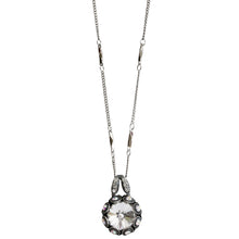 Mariana "On A Clear Day" Silver Plated Lovable Embellished Rivoli Pendant Crystal Necklace, 5070 001AB