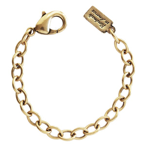 Patricia Locke 3" Gold Plated Link Chain Necklace Extender w/ Lobster Clasp