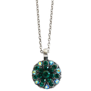 Mariana "Green with Envy" Guardian Angel Pendant Crystal Necklace, 5212 205