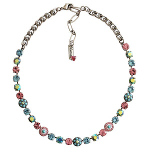 Mariana "Summer Fun" Silver Plated Must-Have Pavé Crystal Necklace, 3044/1 3711