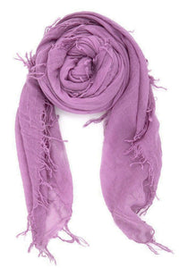 Chan Luu Cashmere and Silk Scarf Wrap - Violet Purple BRH-SC-140