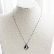 Mariana "Royal Blue" Guardian Angel Silver Plated Pendant Crystal Necklace, 5212 206206