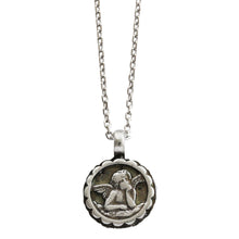 Mariana "On A Clear Day" Guardian Angel Silver Plated Pendant Crystal Necklace, 5212 001001