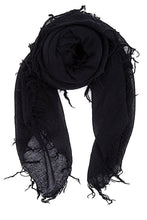 Chan Luu Cashmere and Silk Scarf Wrap - Black BRH-SC-140