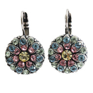 Mariana "Spring Flowers" Silver Plated Guardian Angel Crystal Earrings, 1029 2141