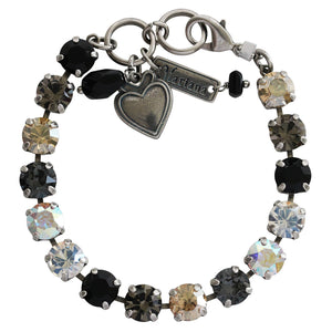 Mariana "Adeline" Silver Plated Must-Have Everyday Crystal Tennis Bracelet, 4252 1094