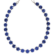 Mariana "Royal Blue" Silver Plated Must-Have Everyday Crystal Necklace, 3252 206206