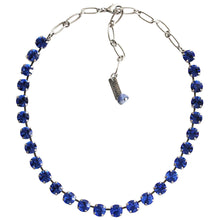 Mariana "Royal Blue" Silver Plated Must-Have Everyday Crystal Necklace, 3252 206206