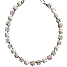 Mariana "Crystal Pearls" Silver Plated Must-Have Everyday Crystal Necklace, 3252 M48001
