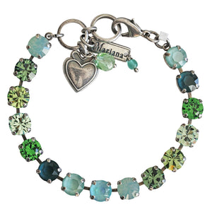 Mariana "Fern" Silver Plated Must-Have Everyday Crystal Tennis Bracelet, 4252 2143