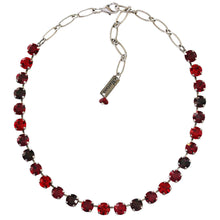 Mariana "Lady in Red" Silver Plated Must-Have Everyday Crystal Necklace, 3252 1070