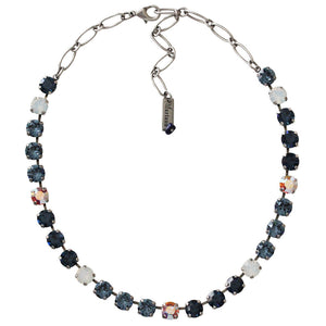 Mariana "Mood Indigo" Silver Plated Must-Have Everyday Crystal Necklace, 3252 1069