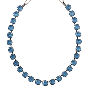 Mariana "Sun-Kissed Ocean" Silver Plated Must-Have Everyday Crystal Necklace, 3252 143143