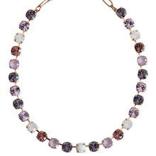 Mariana "Purple Paradise" Rose Gold Plated Must-Have Everyday Crystal Necklace, 3252S01 M371-1rg