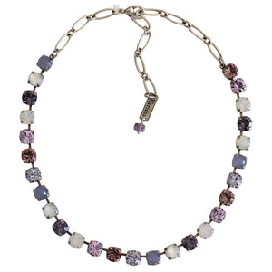 Mariana "Purple Mix" Silver Plated Must-Have Everyday Crystal Necklace, 3252 M1062
